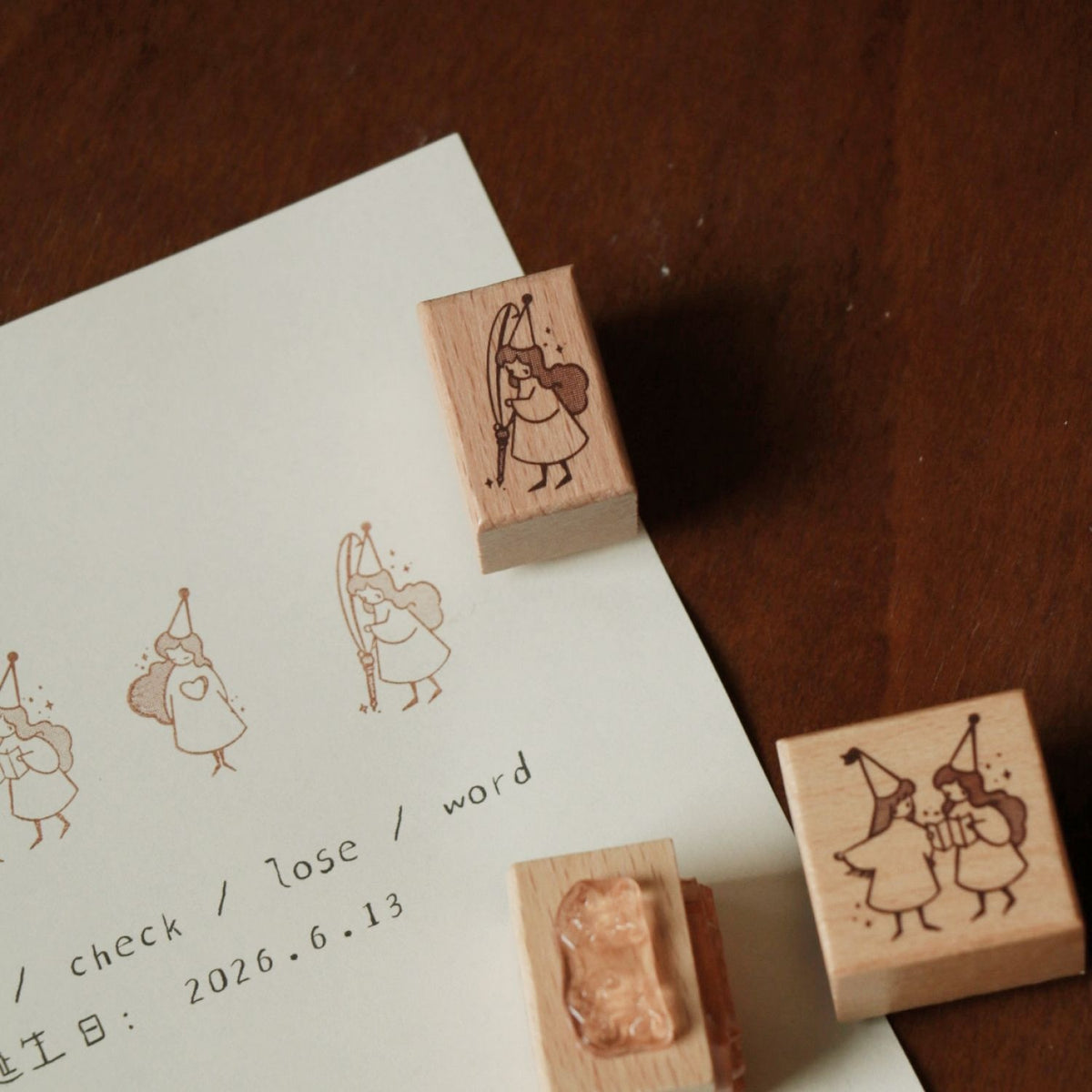 Zhaiwuyinzhi Rubber Stamp - Word