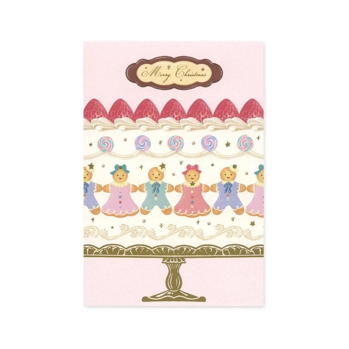 à la car-do Christmas Postcard – Cake