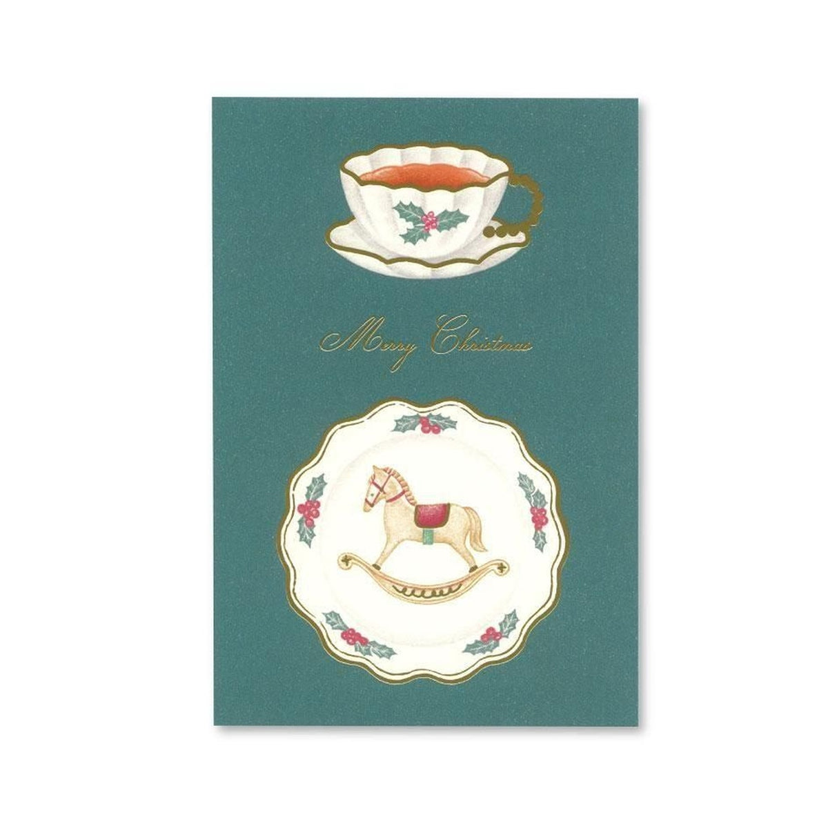 à la car-do Christmas Postcard – Teacup