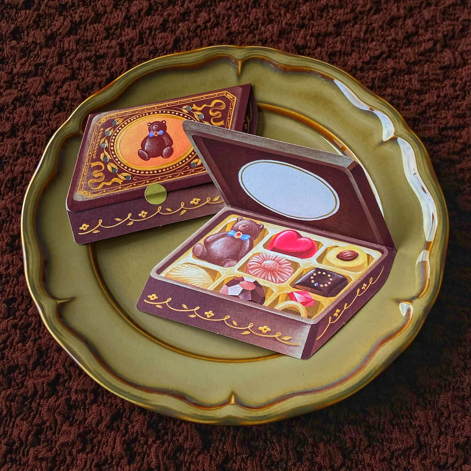 à la car-do Mini Card – Chocolate Tin