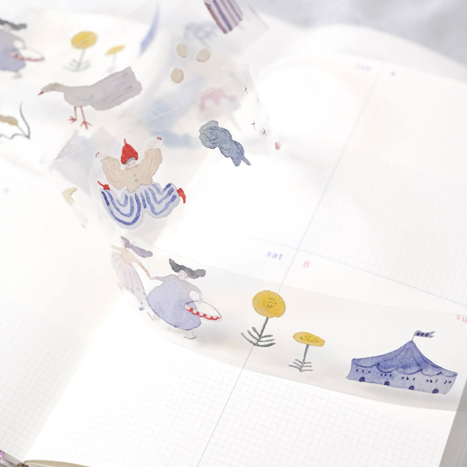 dodolulu .doremi. Pre-cut Clear Sticker Roll – Miles Away