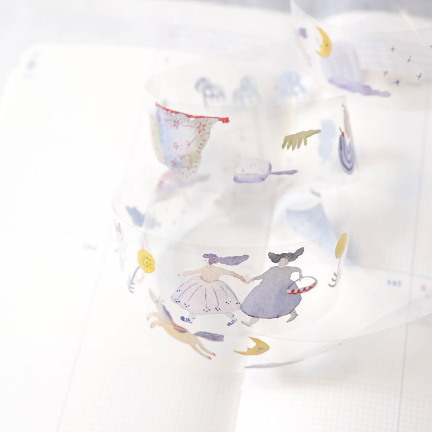 dodolulu .doremi. Pre-cut Clear Sticker Roll – Miles Away