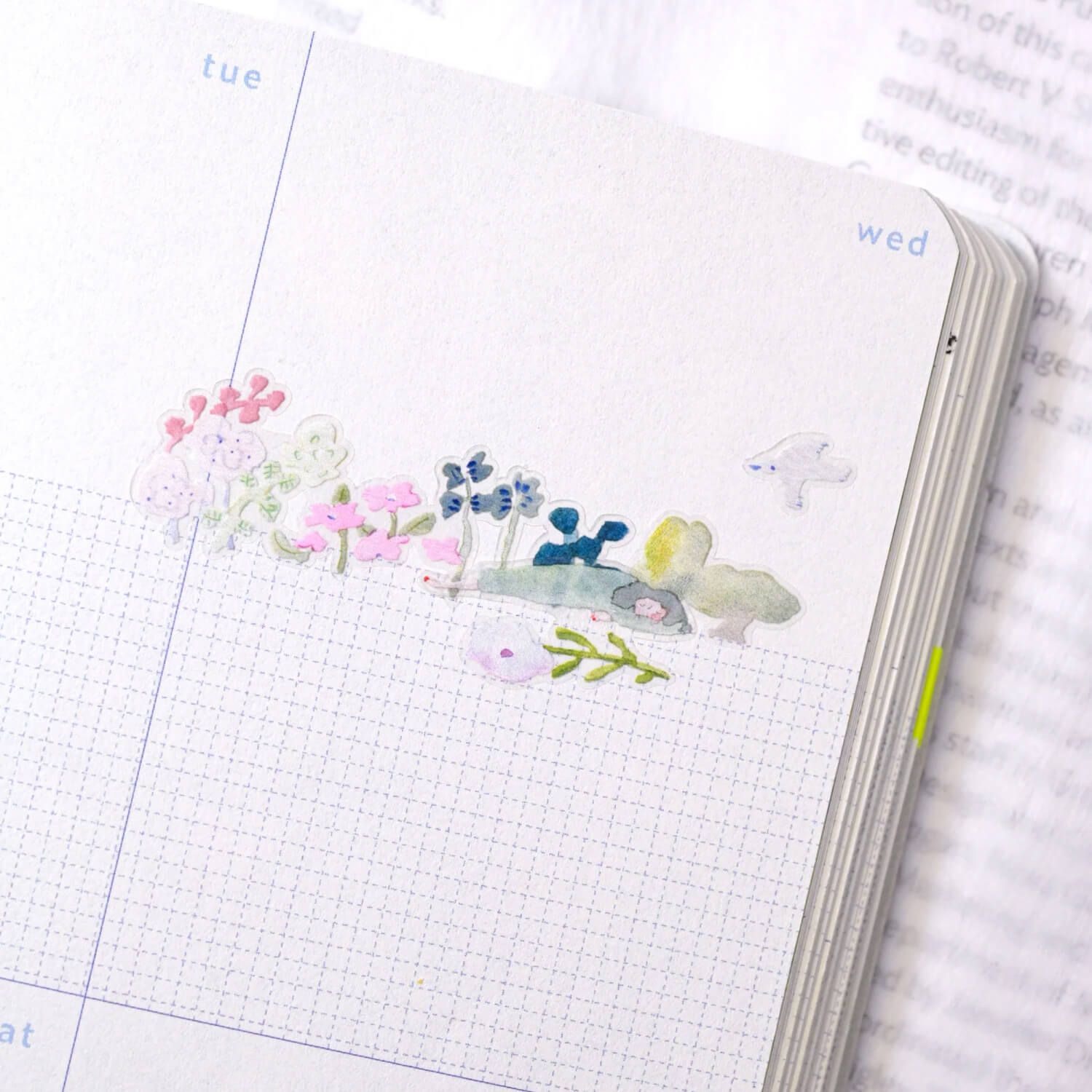 dodolulu .doremi. Pre-cut Clear Sticker Roll – When Birds Sing