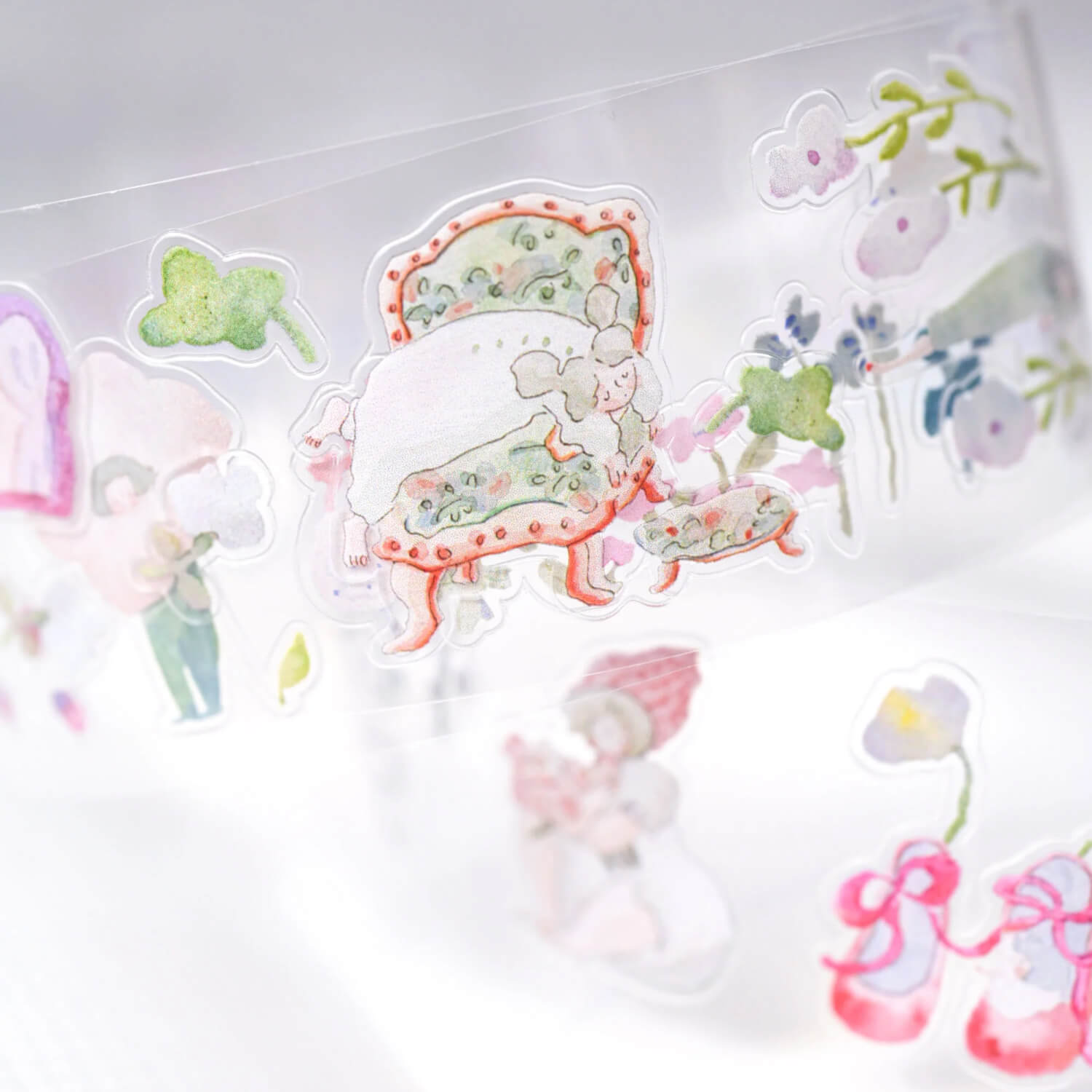 dodolulu .doremi. Pre-cut Clear Sticker Roll – When Birds Sing