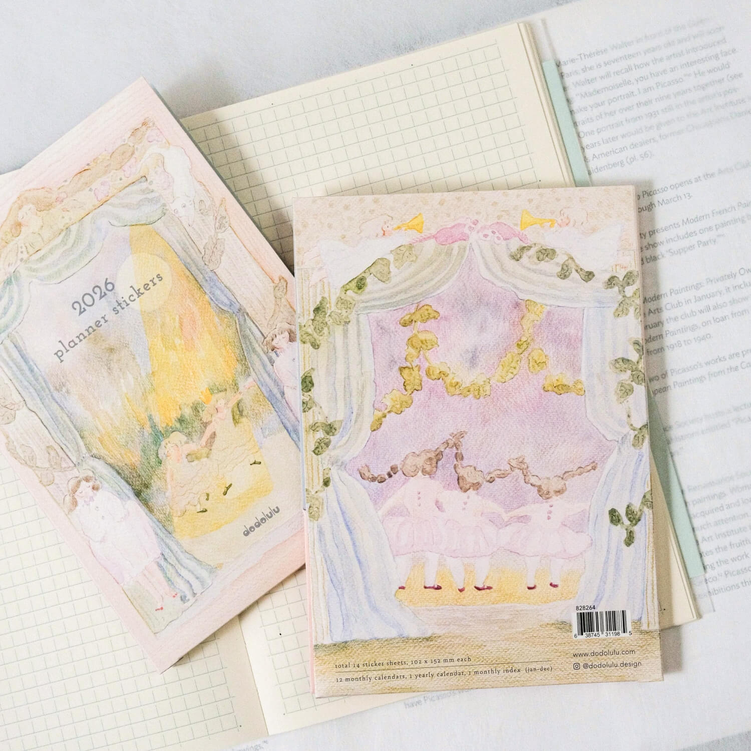 dodolulu 2026 Planner Sticker Set