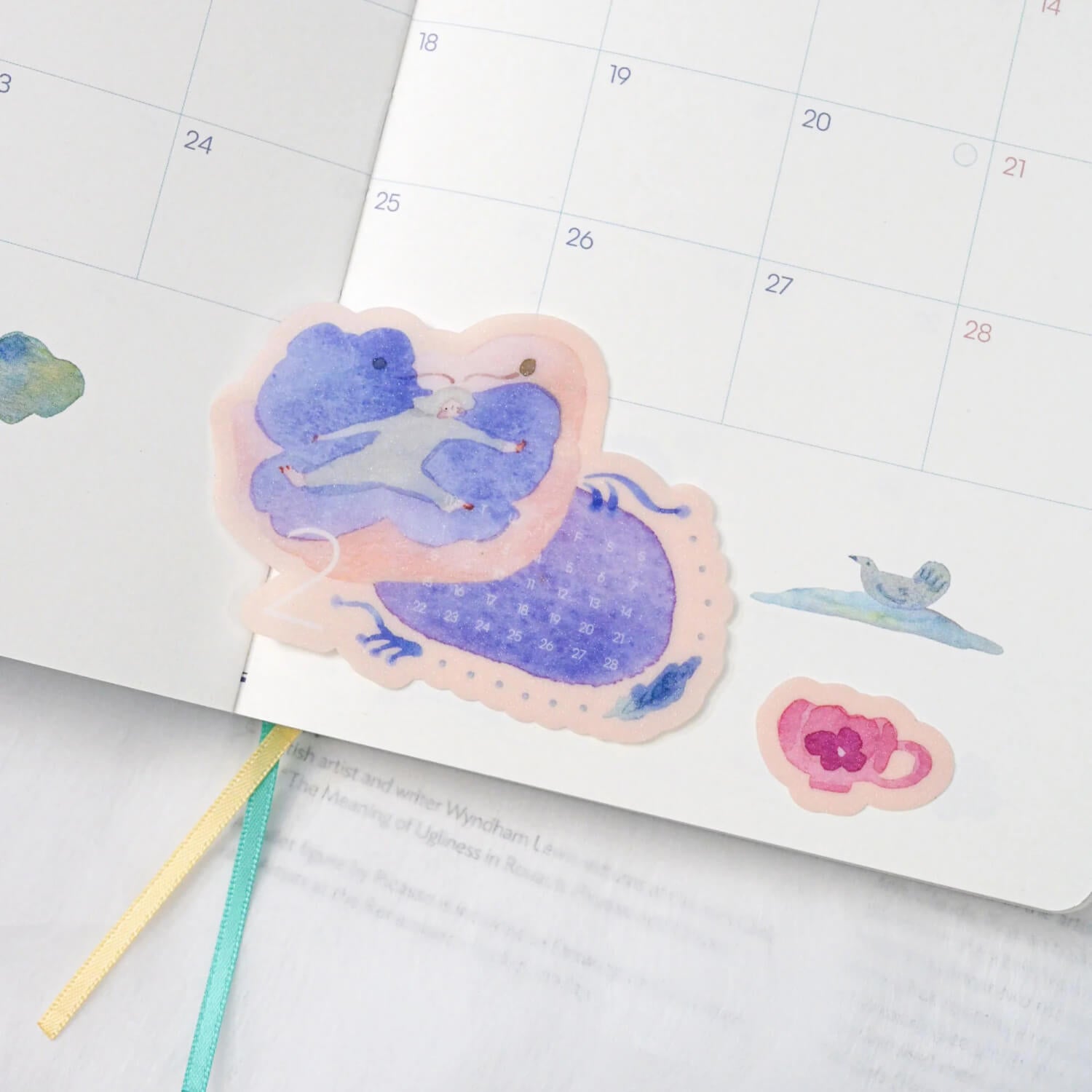 dodolulu 2027 Calendar Stickers