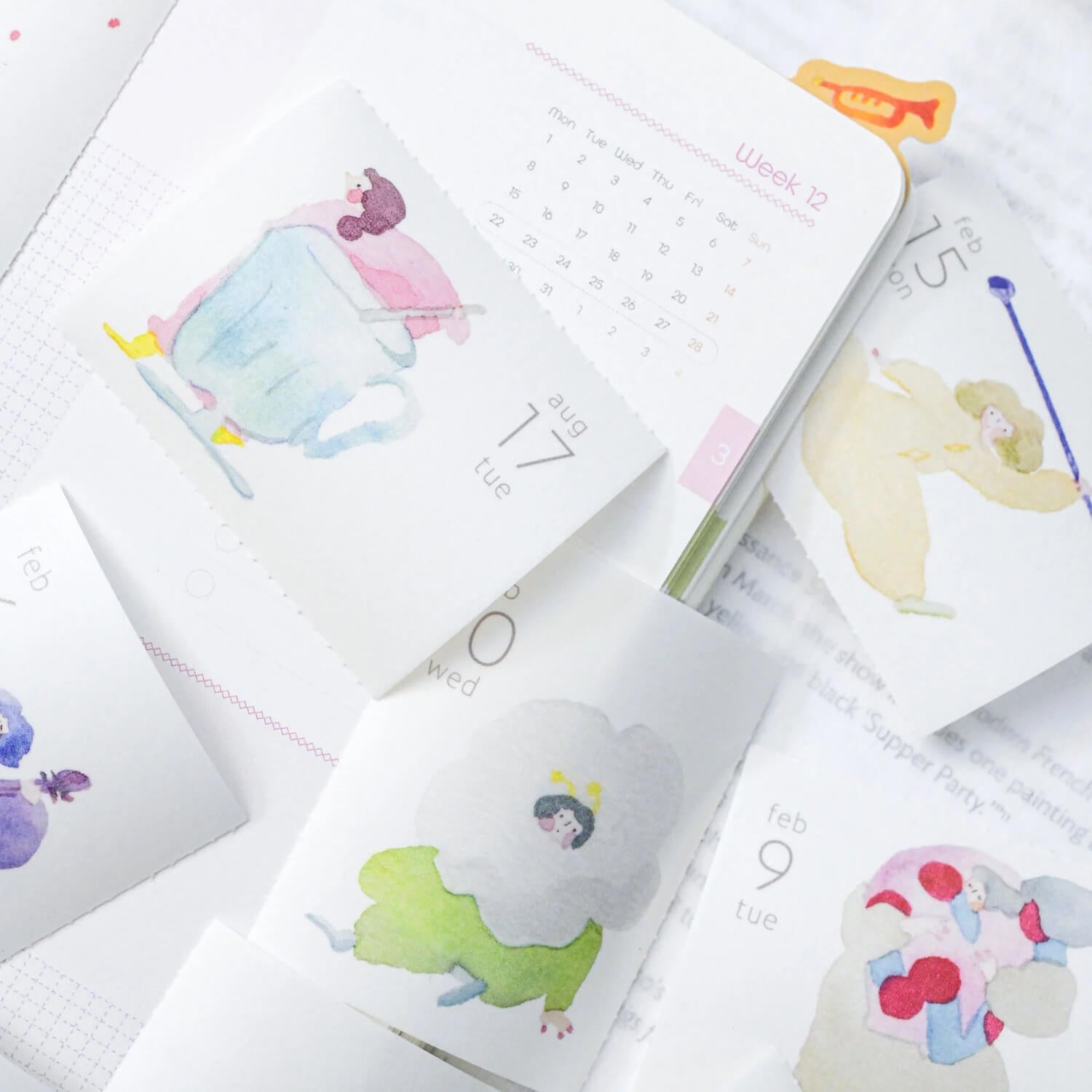 dodolulu 2027 Washi Tape Calendar