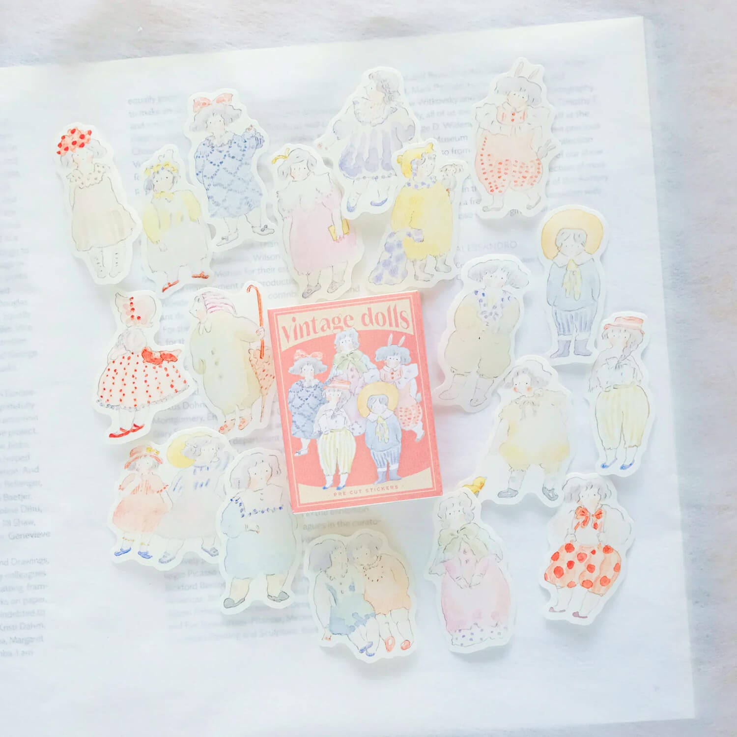 dodolulu Flake Stickers – Vintage Dolls (Matchbox 08)