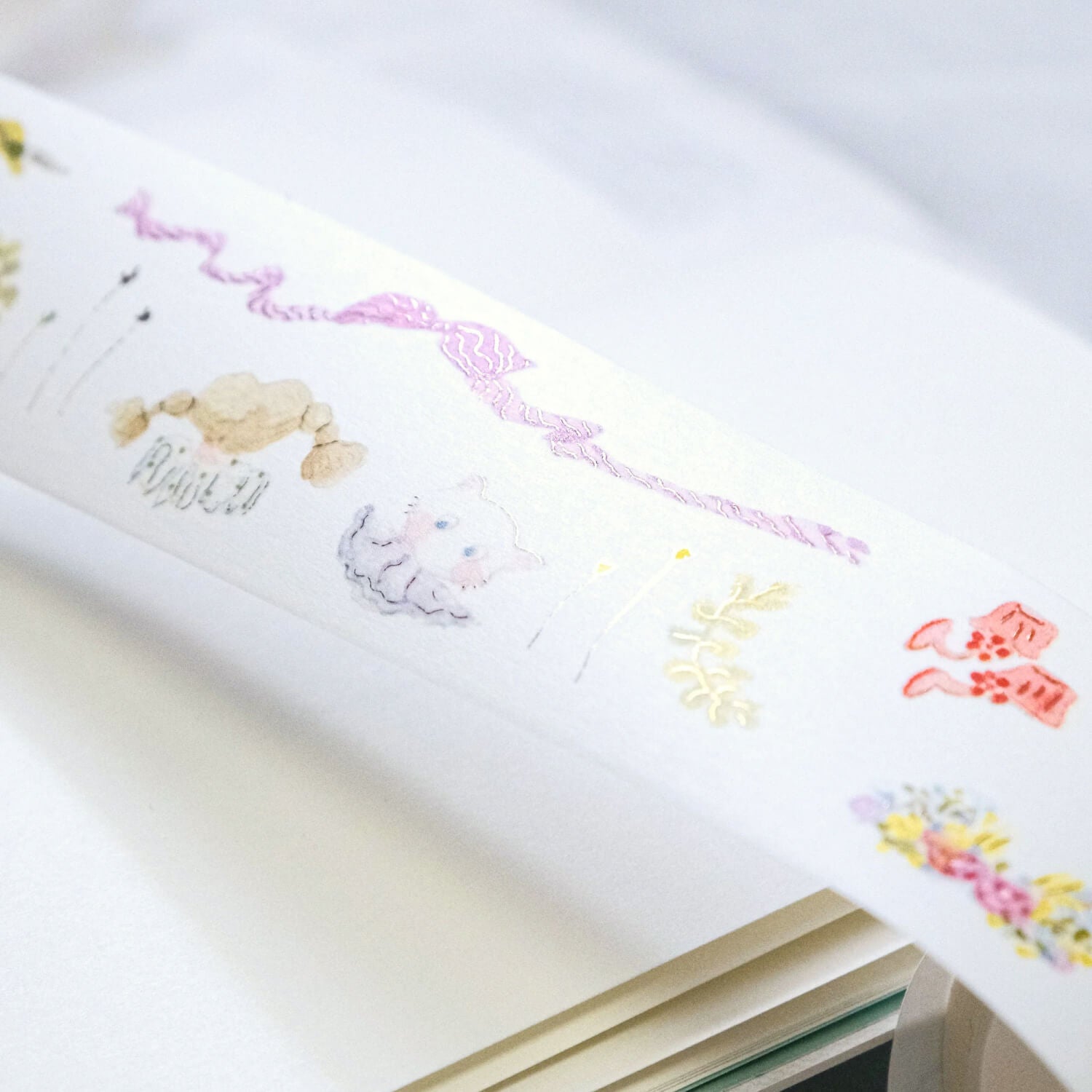 dodolulu Foil Washi Tape - Inside the Music Box