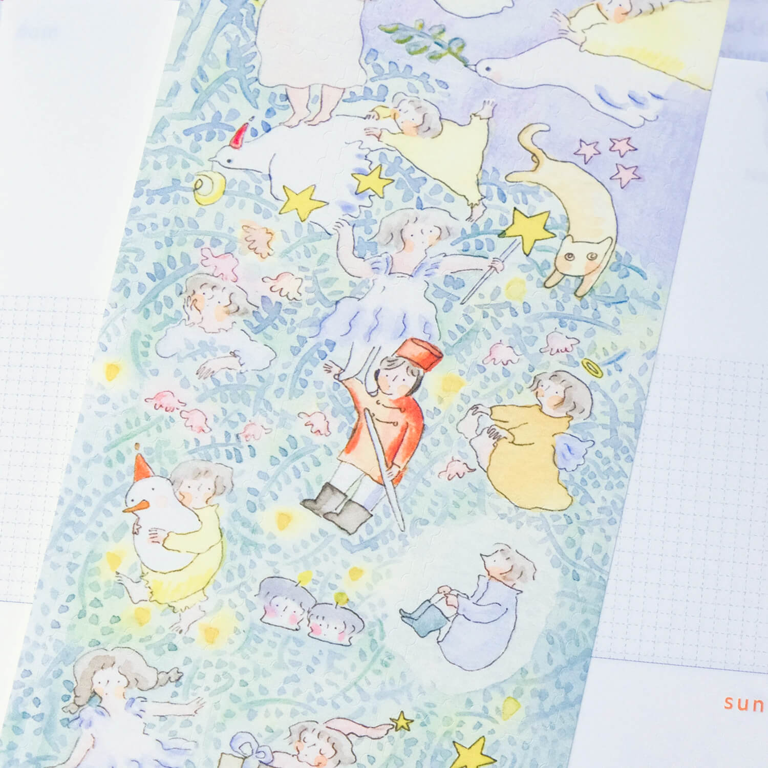 dodolulu Stamp Shape Sticker Sheet - Something Magical