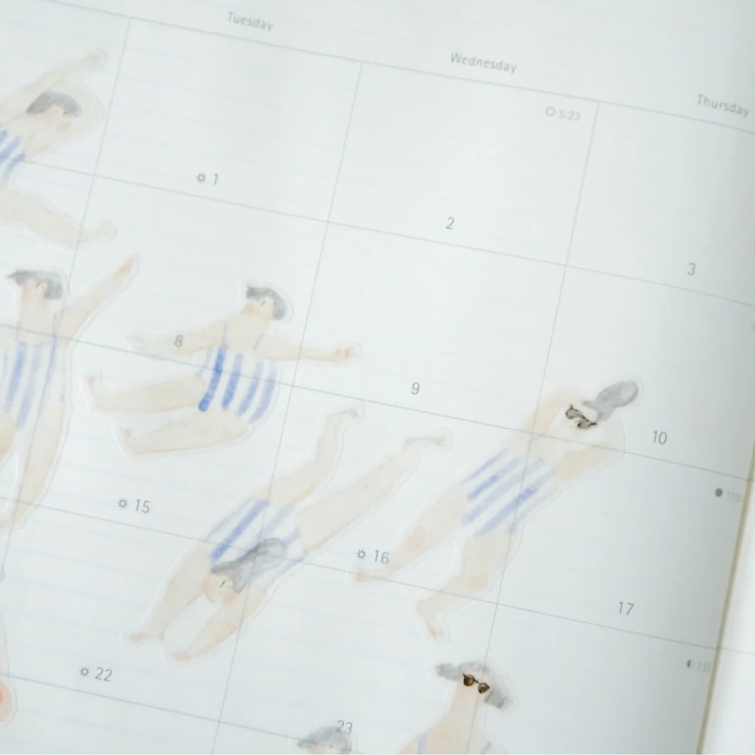 dodolulu Sticker Sheet - The Stripped Swimsuit