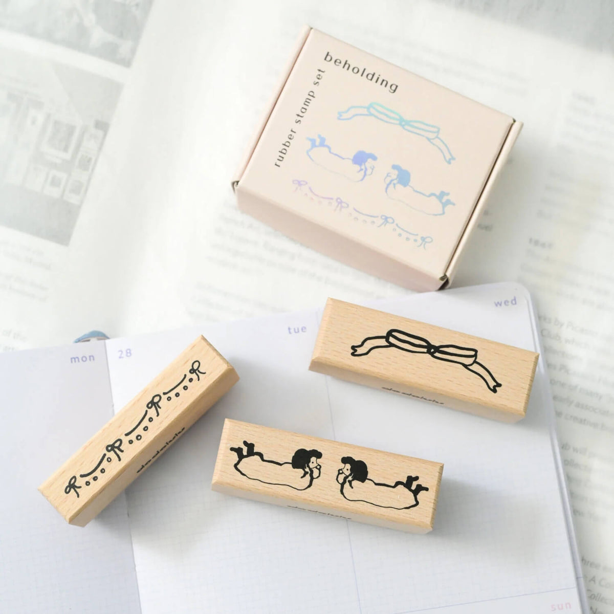 dodolulu Wooden Stamp Set - Beholding