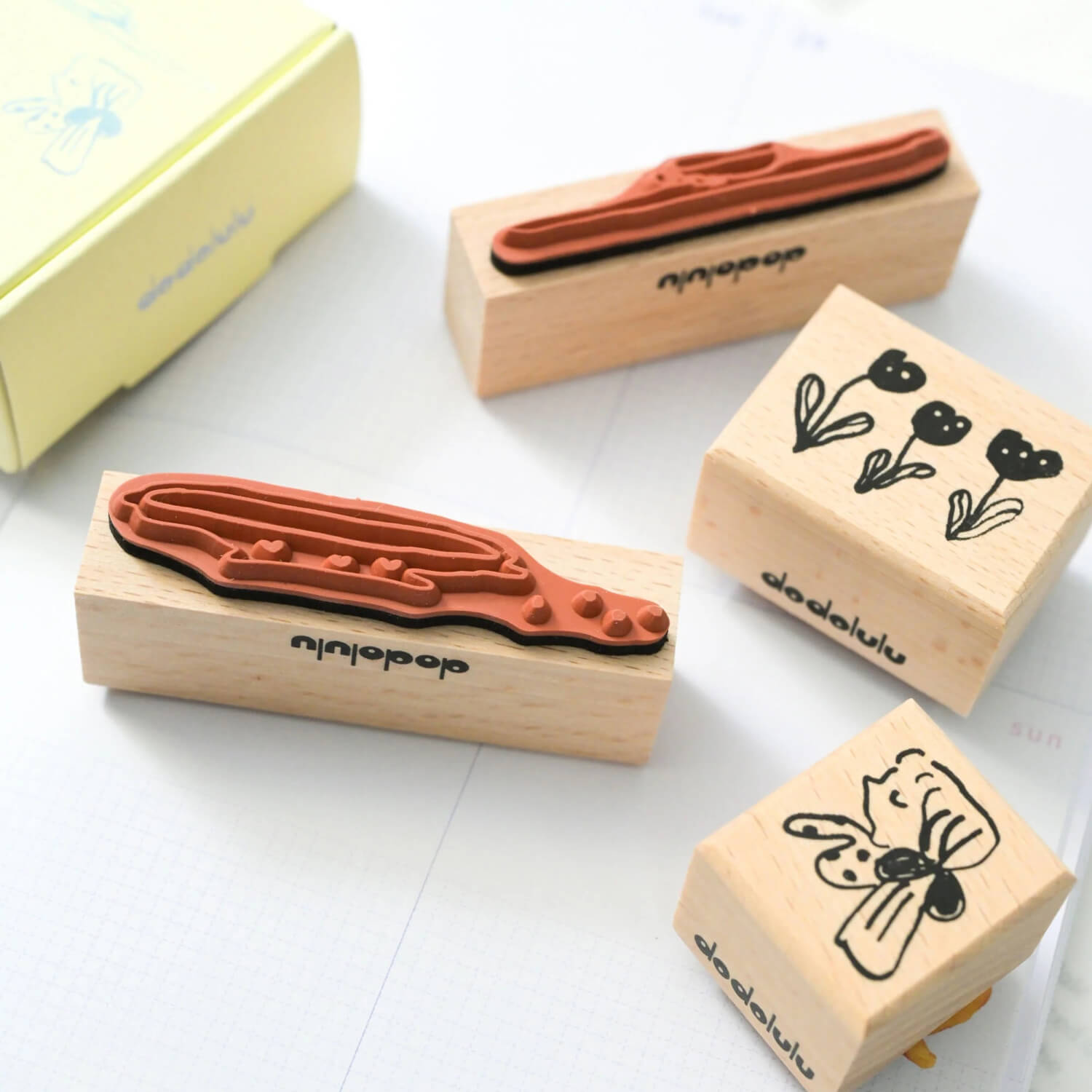 dodolulu Wooden Stamp Set - The Gardener