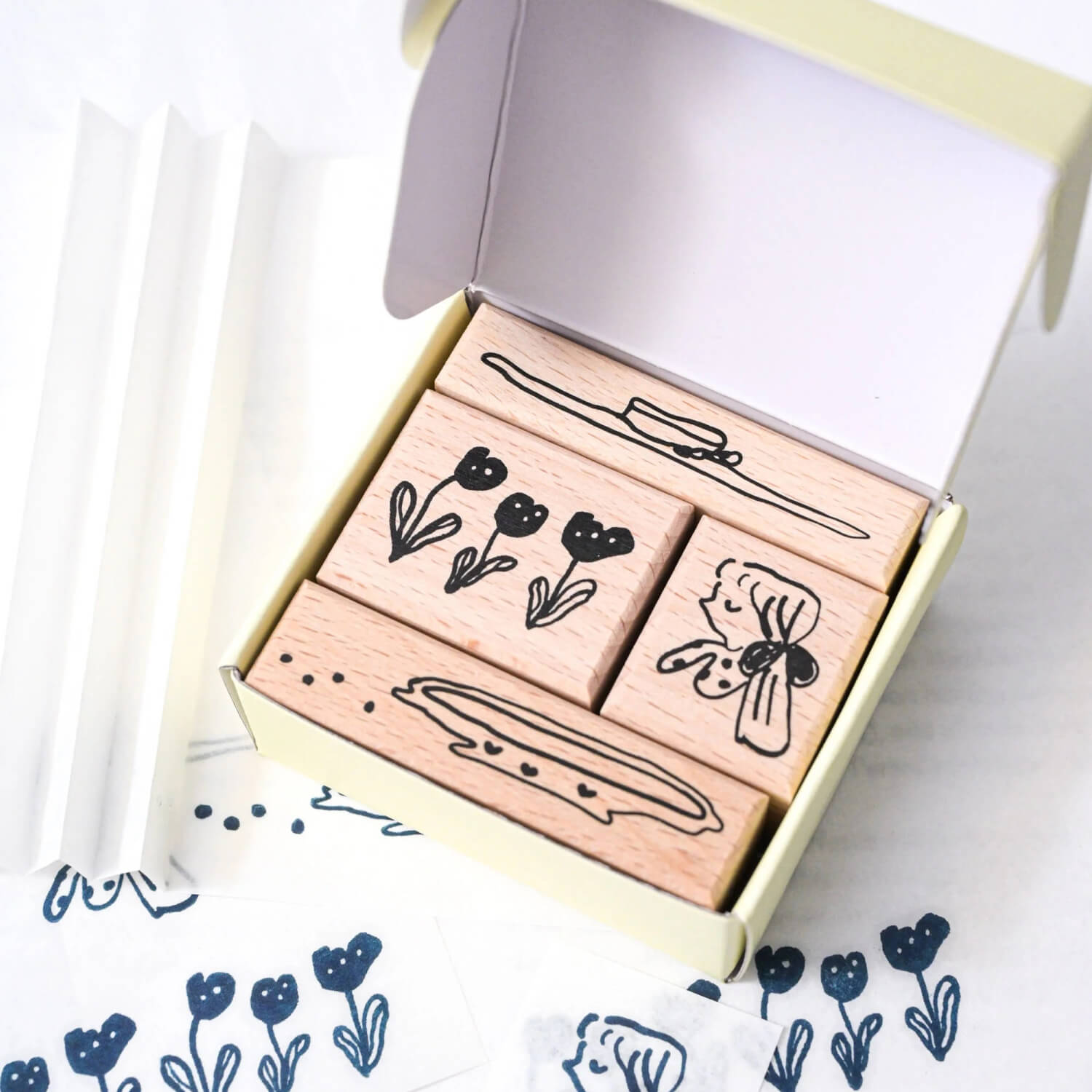 dodolulu Wooden Stamp Set - The Gardener