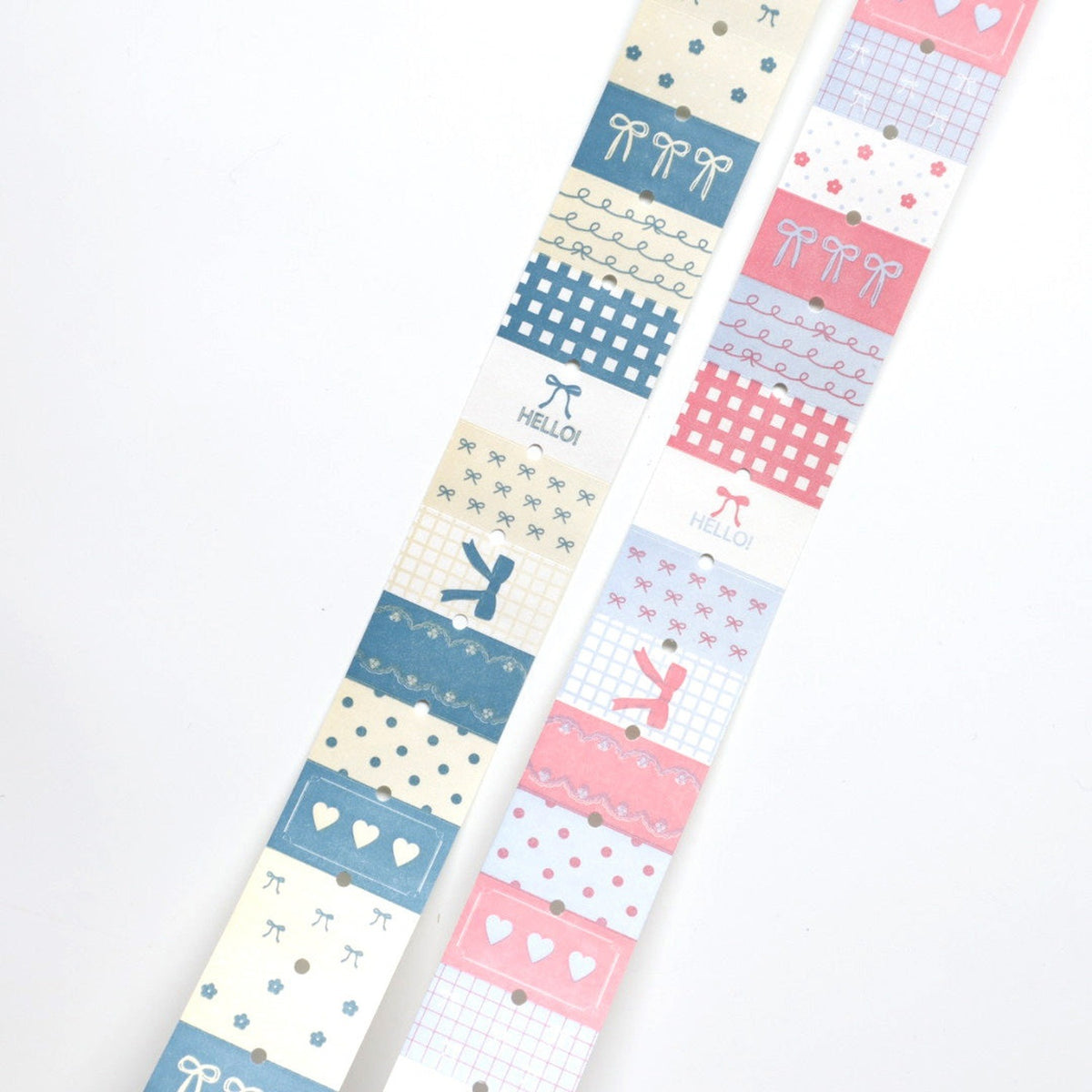 forme. Ribbon Assortment Label Roll Stickers – Pink and Purple