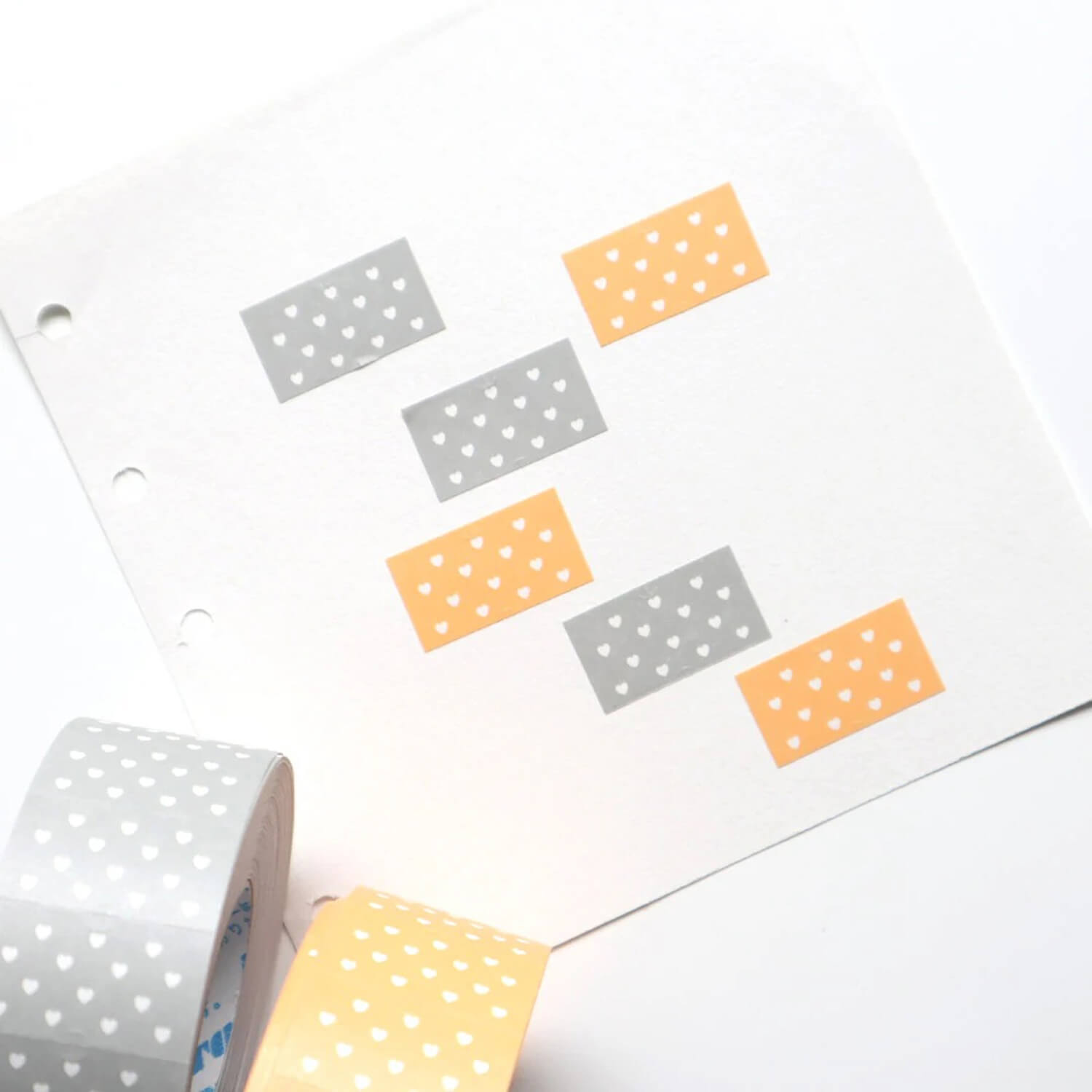 forme. Label Sticker Roll – Apricot Heart – Nagi