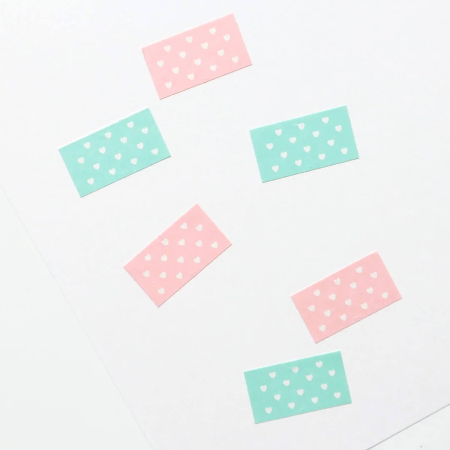 forme. Labeler Stickers – Heart Salmone