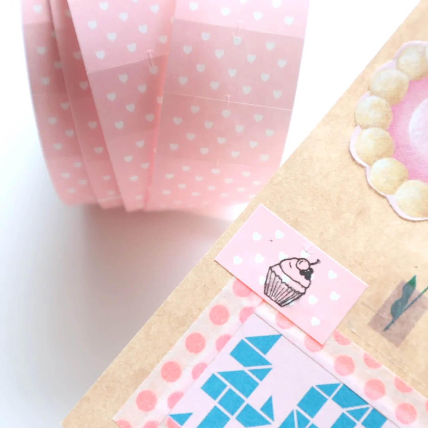 forme. Labeler Stickers – Heart Salmone