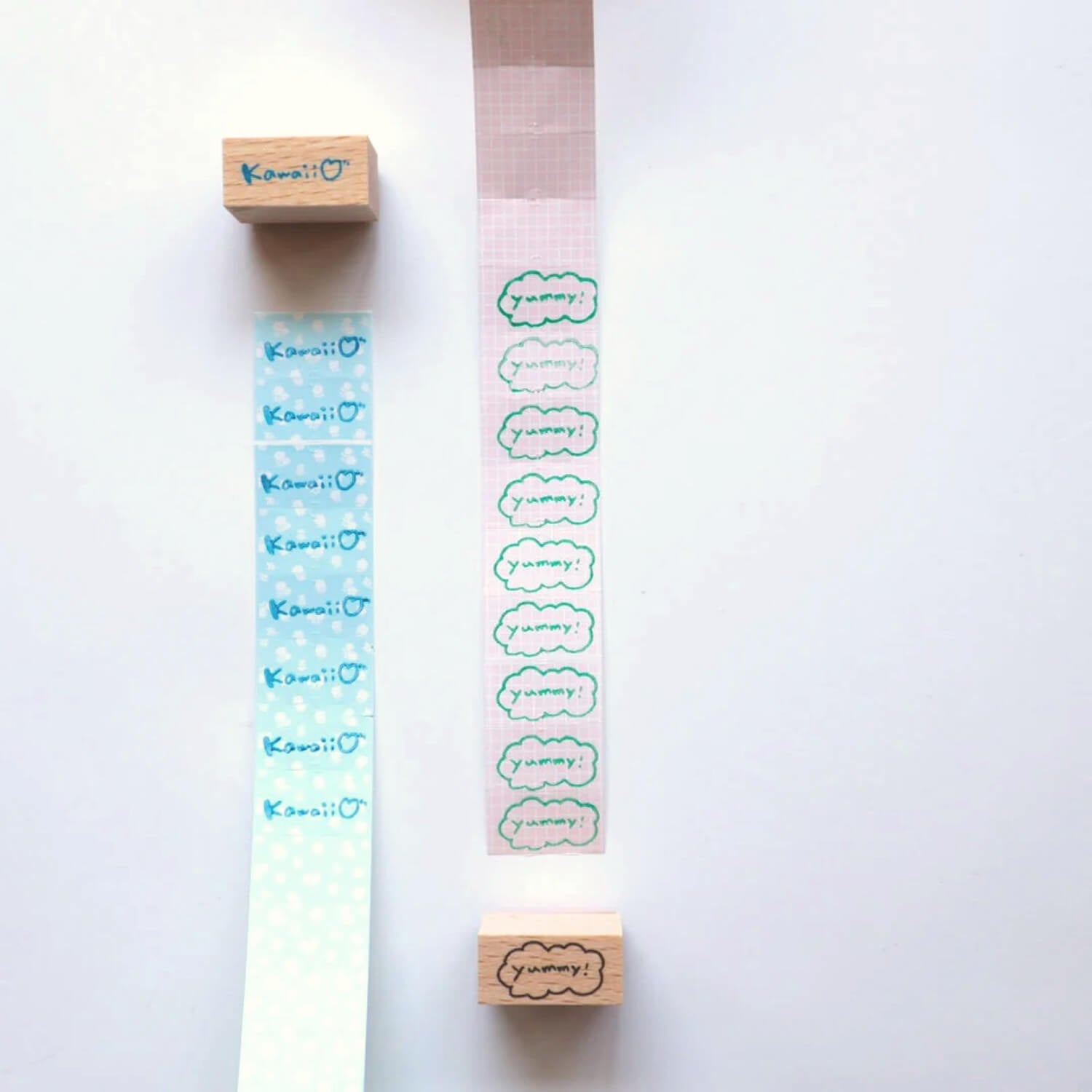 forme. Labeler Stickers – Yuru Grid Baby Pink