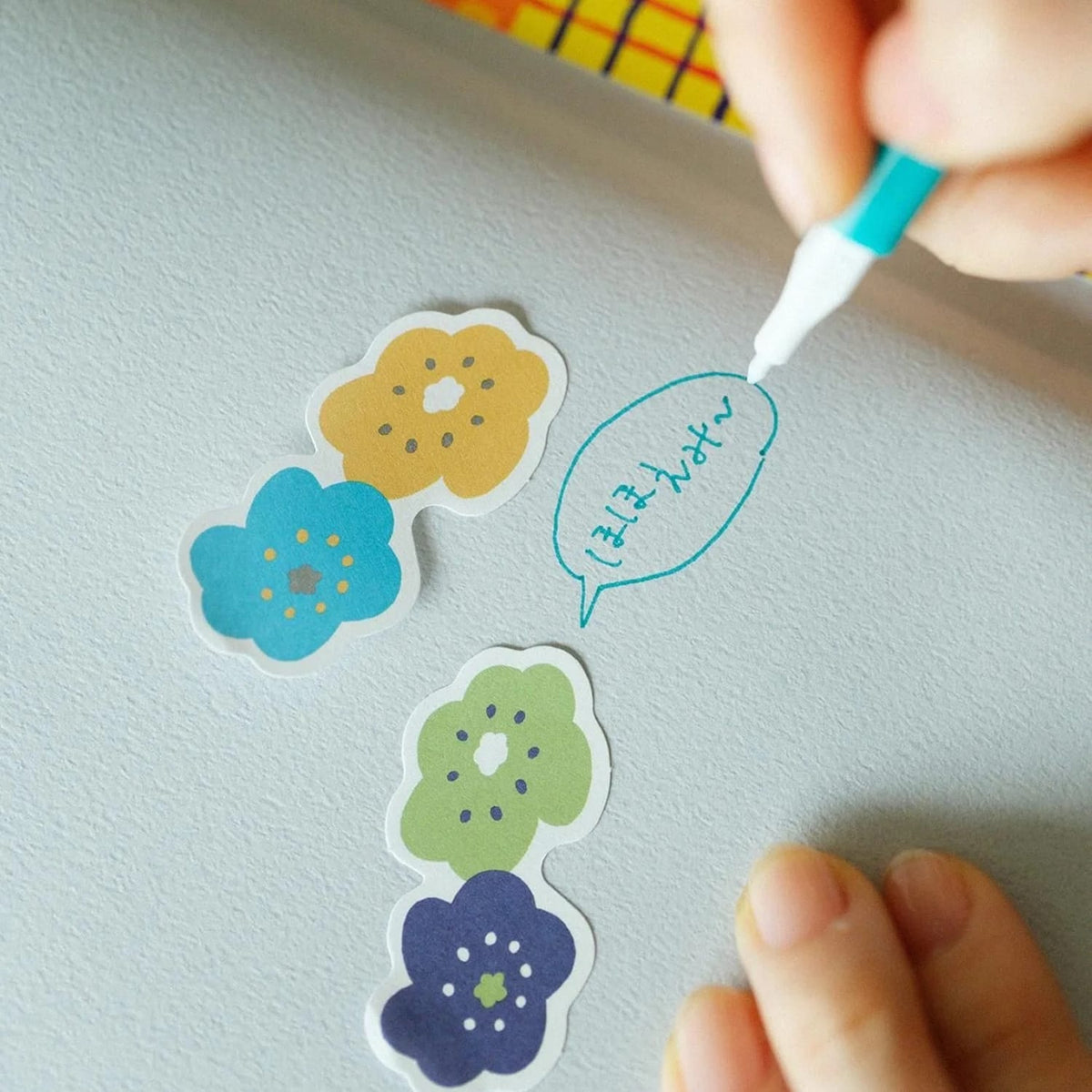 SOU・SOU x PHP Institute Flake Stickers – Smile