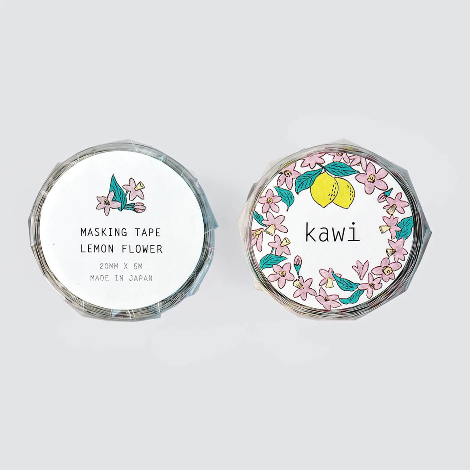 kawi Die-cut Masking Tape – Lemon Flower