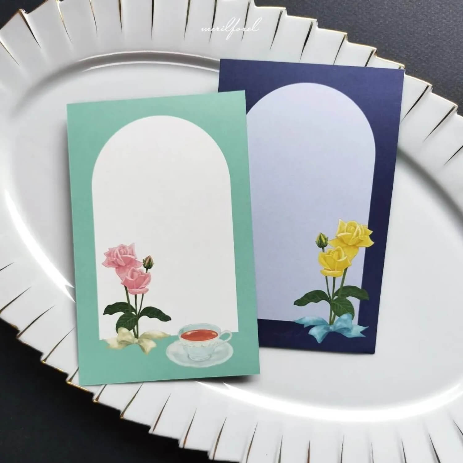 merilforel M6 Double-Sided Printed Memo - It's always teatime