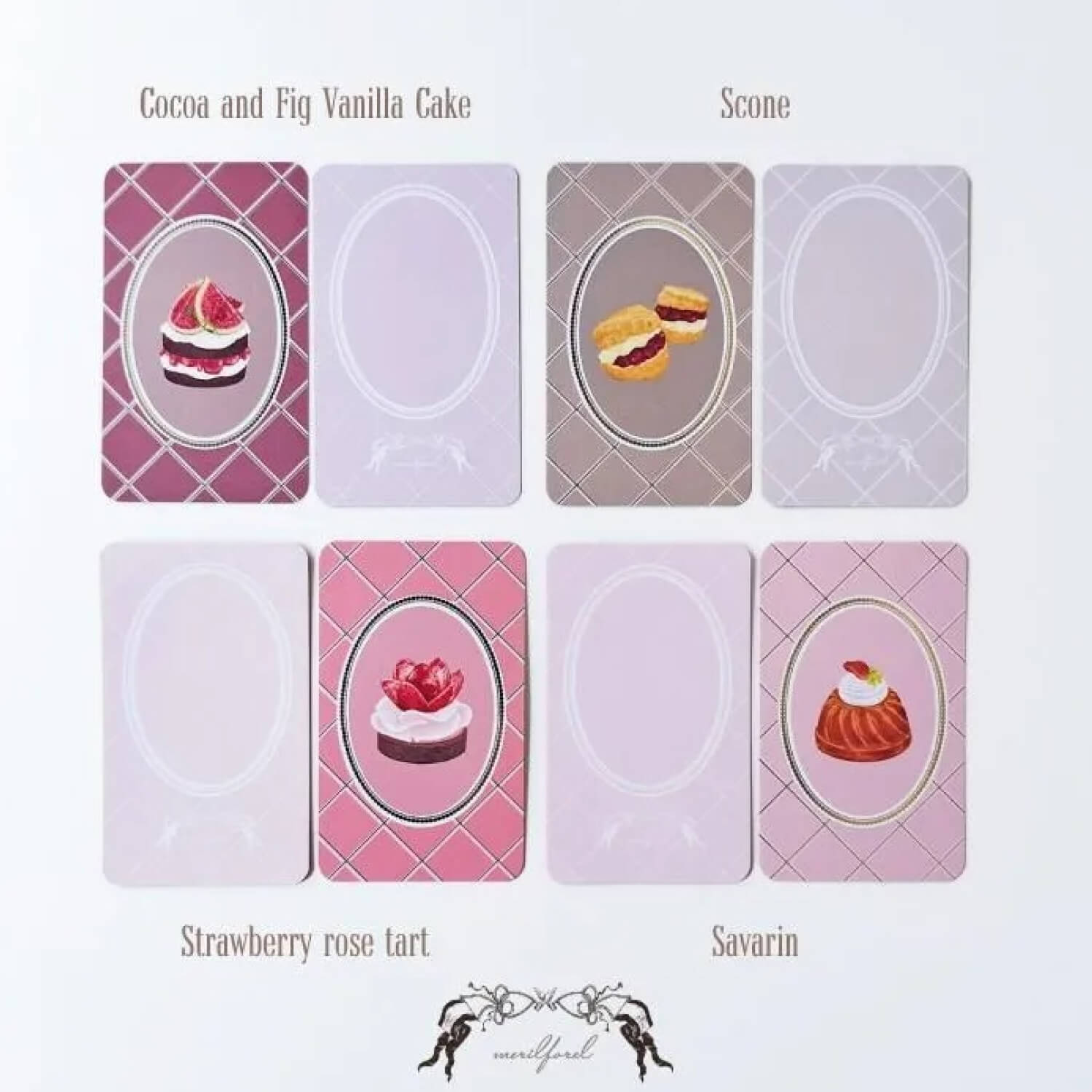 merilforel Message Cards Set（12 Pieces）