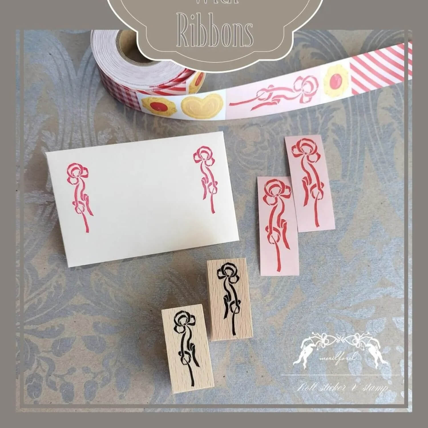 merilforel Stamp Set – Decoration with Ribbon