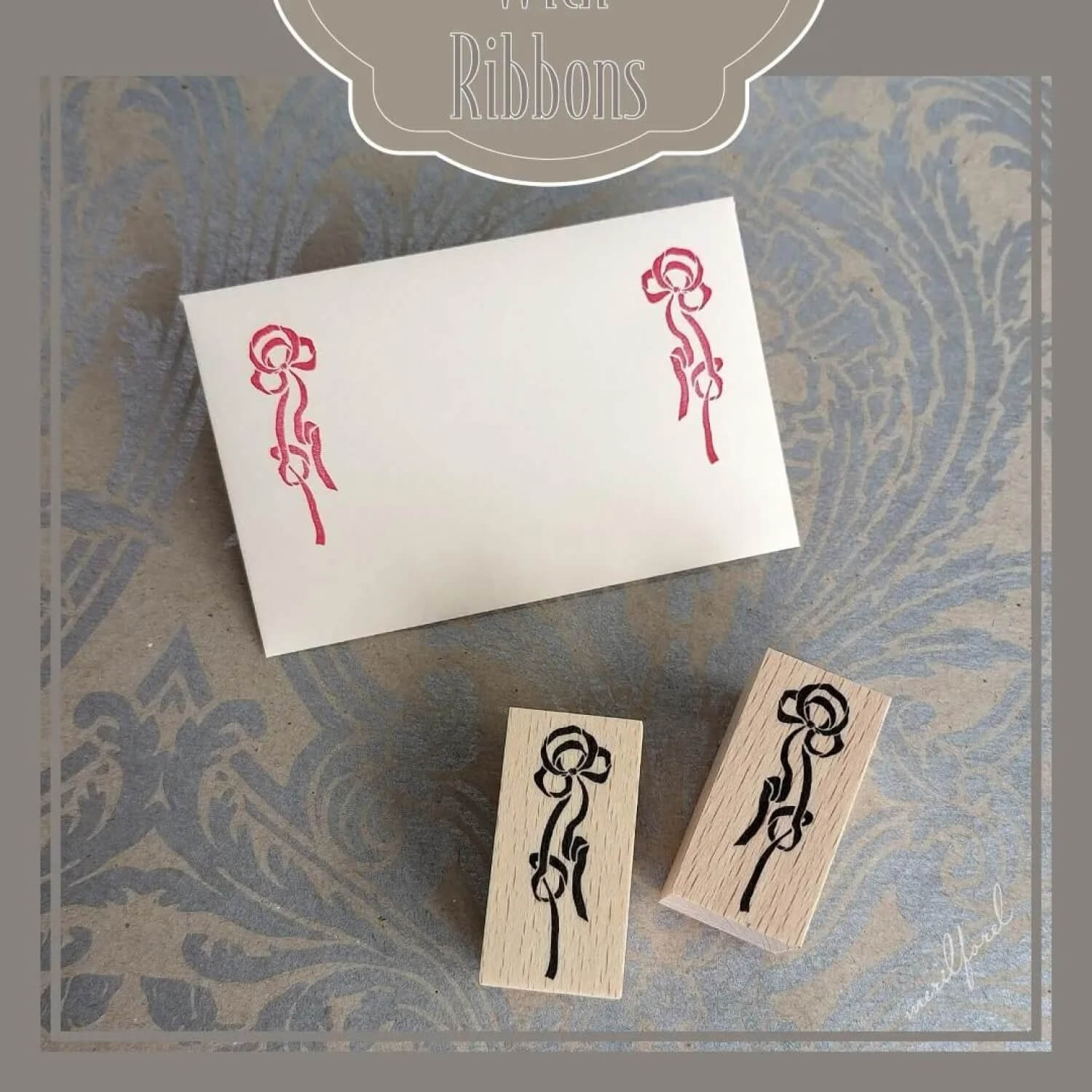 merilforel Stamp Set – Decoration with Ribbon