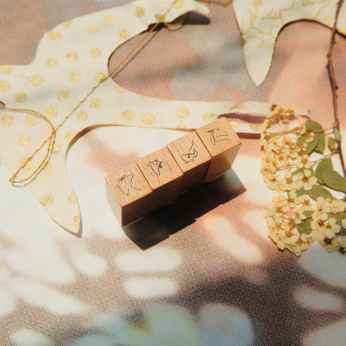 mikan manta Wooden Stamp Set – Tiny mikan manta