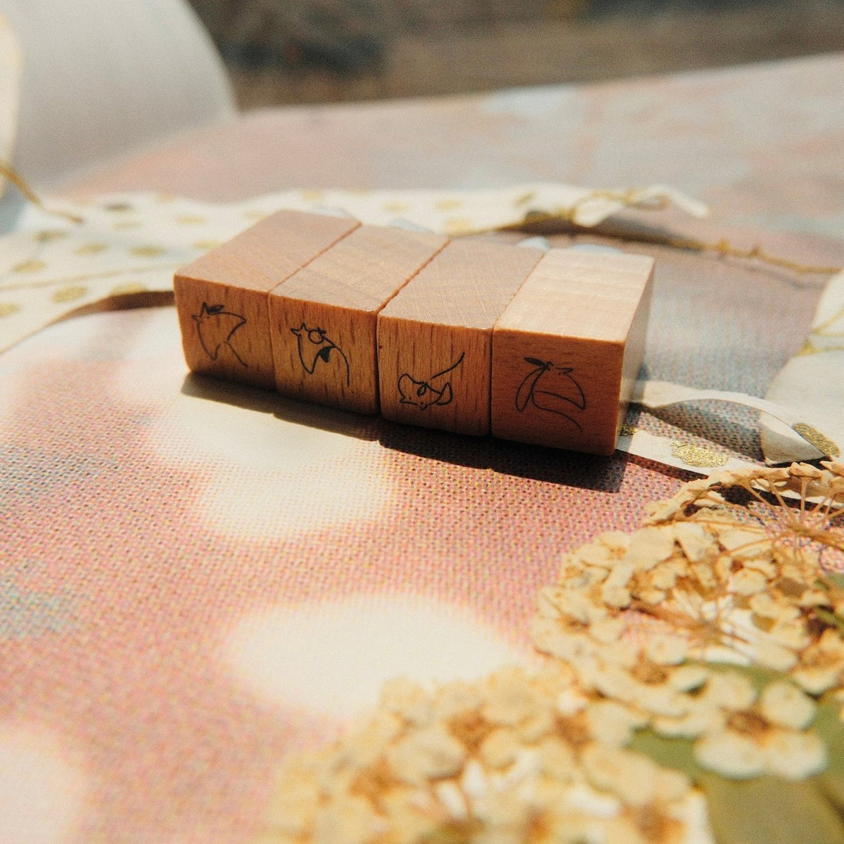 mikan manta Wooden Stamp Set – Tiny mikan manta