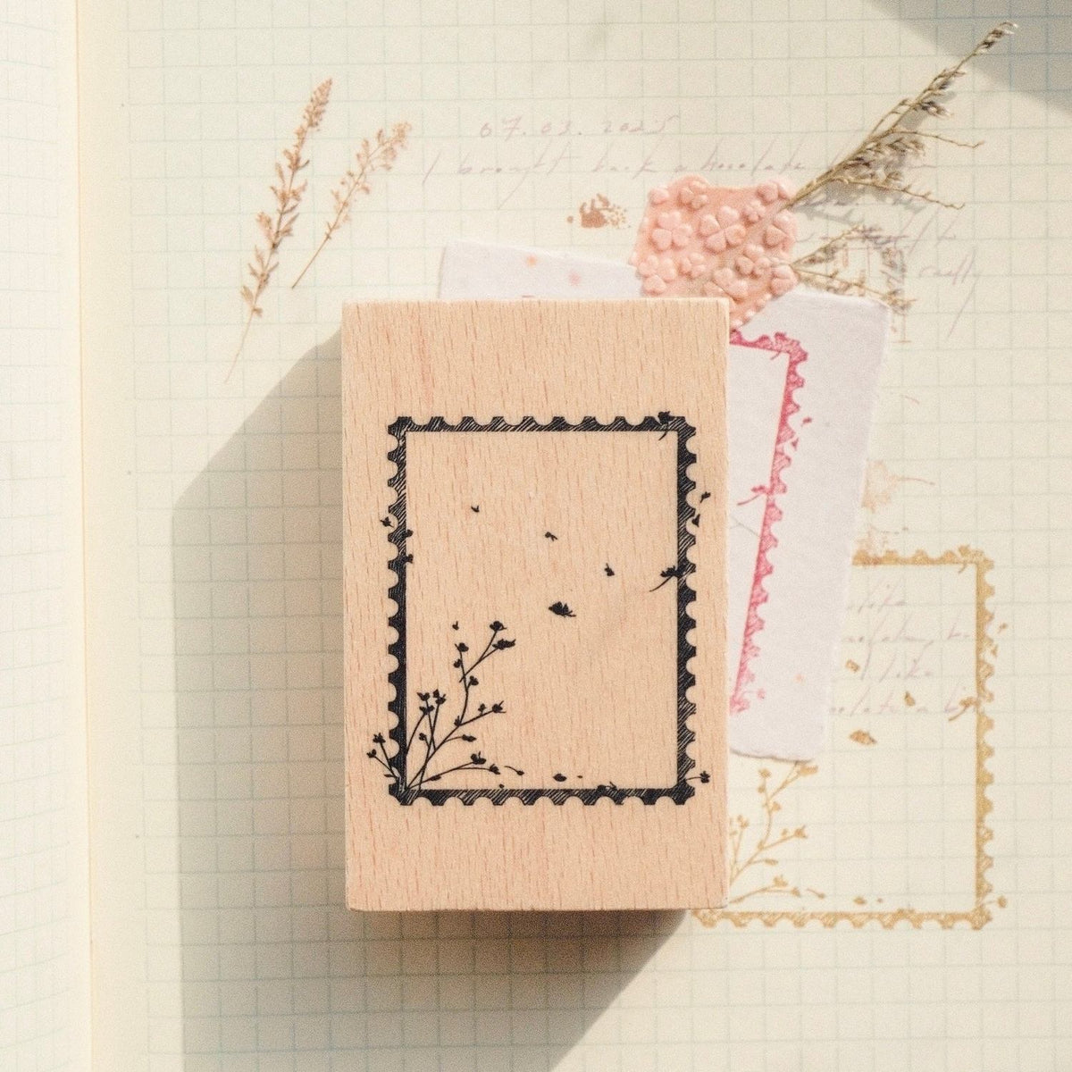 mikan manta Wooden Stamp – Frame