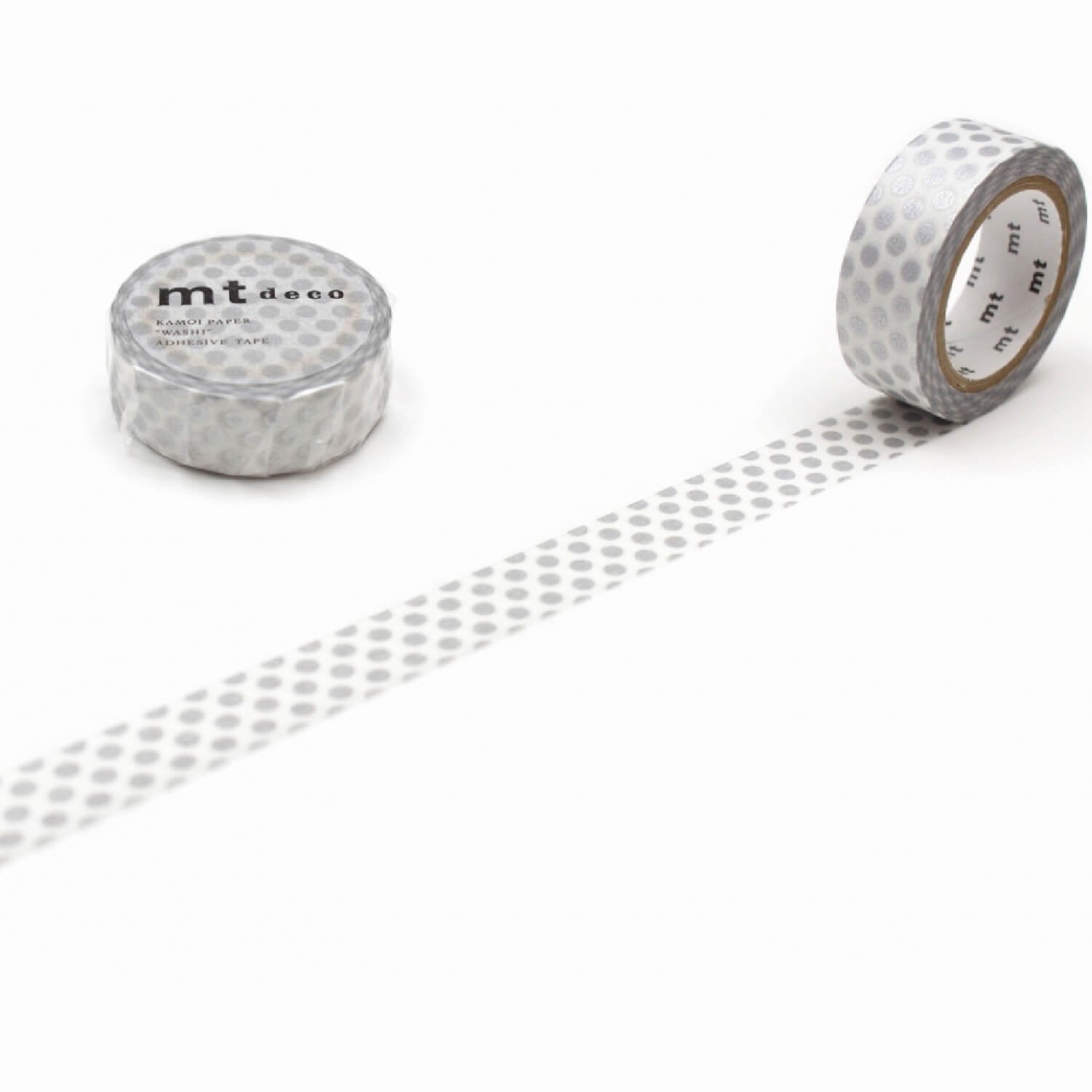 mt Deco Masking Tape – Dot Silver