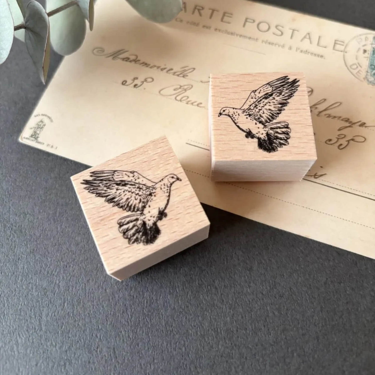 nemunoki paper item x merilforel Wreath-Making Stamp Set