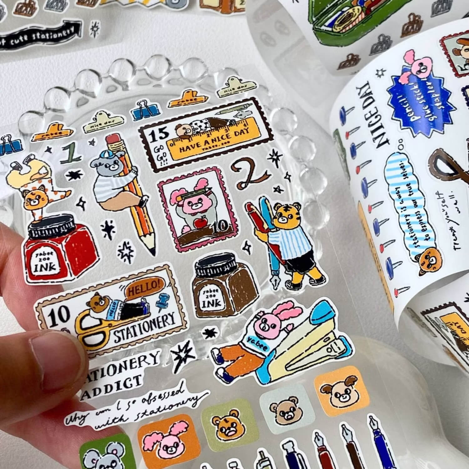 Yabee Zoo Die-cut Sticker Roll – Vintage Stationery Shop